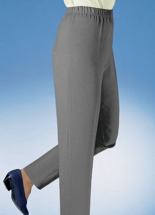 - Broek in pull-on model - Broek in pull-on model, in Größe 019 bis 245, in Farbe MIDDENGRIJS