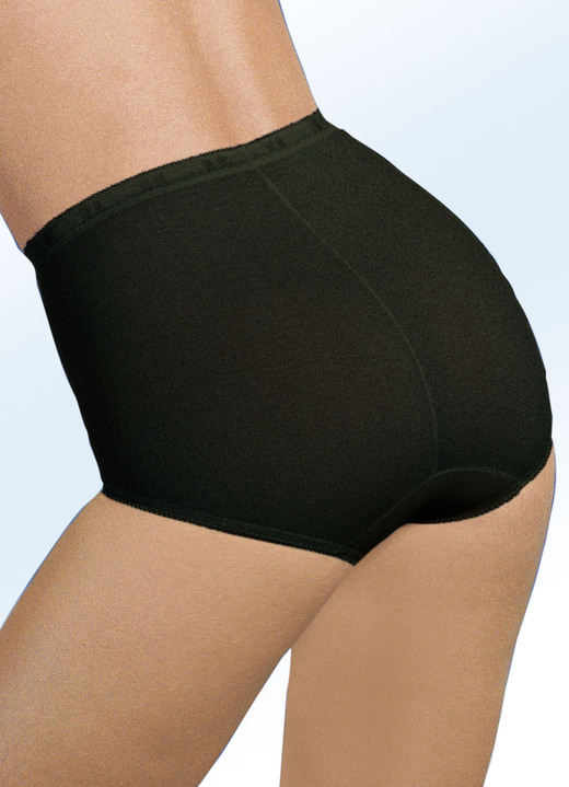 Slip - Sloggi twee-pack maxislip, in Größe 038 bis 054, in Farbe HUIDKLEURIG Ansicht 1