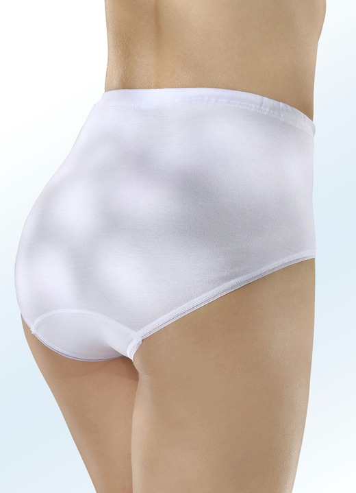 Slip - Speidel vijf-pack slip met borduurmotief, in Größe 038 bis 056, in Farbe WIT Ansicht 1