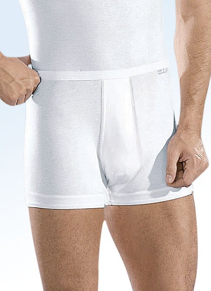 Onderbroeken - Mey Noblesse set van twee onderbroeken van fijne rib, met gulp, wit, in Größe 005 bis 009, in Farbe WIT Ansicht 1