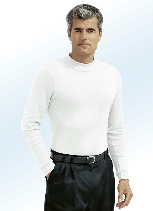 Sweatshirts - Comfortabel overhemd in 10 kleuren Sweatshirts - Comfortabel overhemd in 10 kleuren, in Größe 046 bis 062, in Farbe ECRU