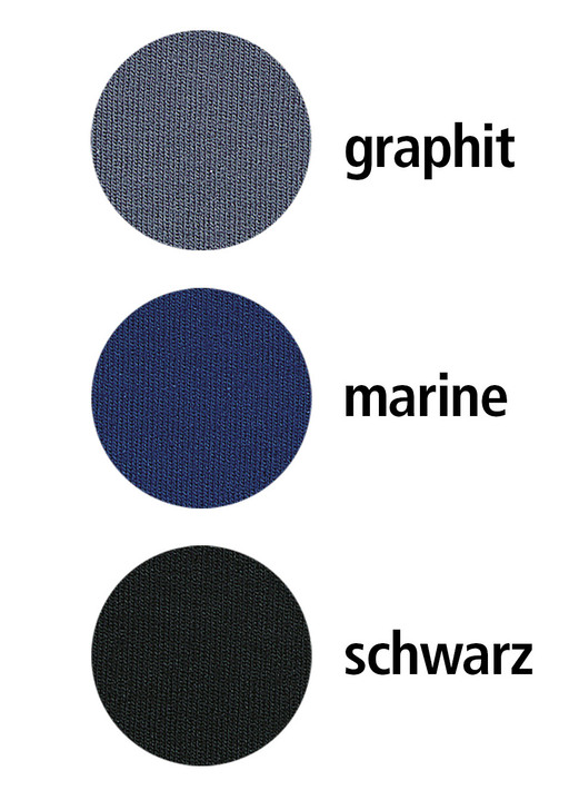 Kousen - 3 paar reisondersteunende kniekousen, in Größe L (schoenmaat 41-43) bis XXL ( schoenmaat 45-47), in Farbe ZWART Ansicht 1