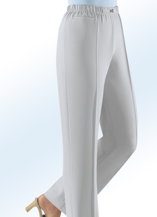 - Broek in pull-on model, in Größe 019 bis 054, in Farbe LICHTGRIJS