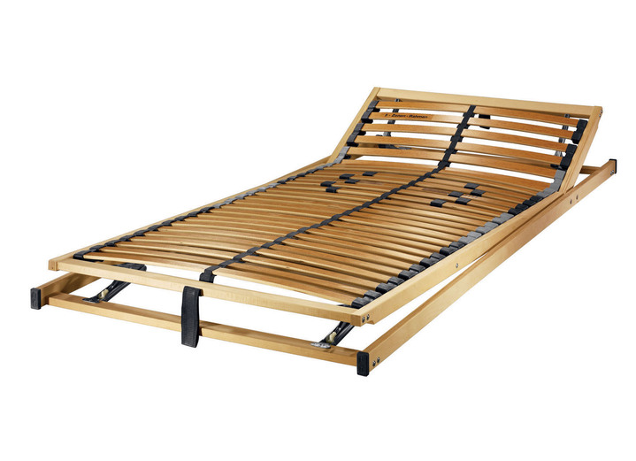 Lattenbodems - Houten verenframes met meerdere zones van FAN – u bent op de juiste plaats!, in Größe 129 (80/190 cm) bis 134 (140/200 cm), in Farbe BEUKEN, in Ausführung Niet verstelbaar hoofd- en voetgedeelte Ansicht 1