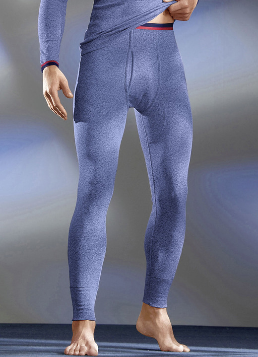 Winter- & speciaal ondergoed - Permatherm tweepack lange onderbroeken, winterondergoed Winter- & speciaal ondergoed - Permatherm tweepack lange onderbroeken, winterondergoed, in Größe 004 bis 009, in Farbe 1x JEANSBLAUW GEMÊLEERD, 1x ANTRACIET GEMÊLEERD