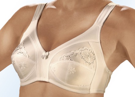 Sassa 2-pack bh met oogjesborduursel in de bovencups