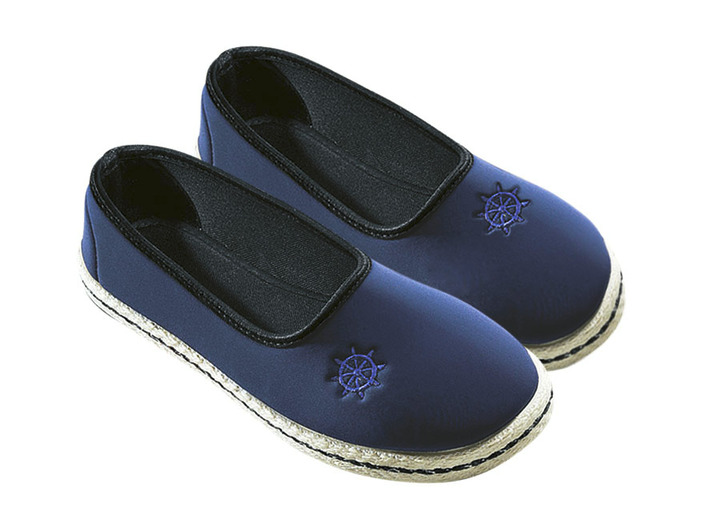 Pumps & ballerina's - Comfortabele en trendy stretchballerina's, in Größe 037 bis 042, in Farbe BLAUW Ansicht 1