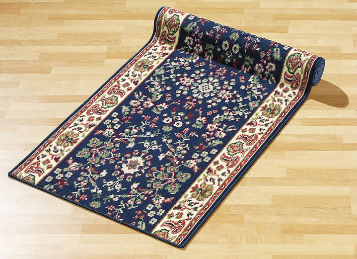 Lopers & trapmatten - Loper in lengte op maat, in Größe 001 (Loper, 66 cm breed) bis 004 (Loper, 120 cm breed), in Farbe BLAUW Ansicht 1