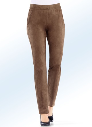 Trendy, fluwelige broek