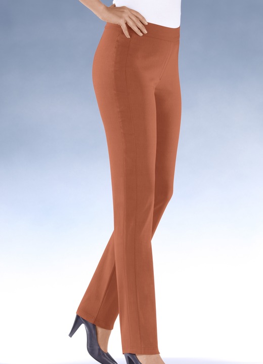Broeken met elastische band - Zeer elastische broek in 13 kleuren Broeken met elastische band - Zeer elastische broek in 13 kleuren, in Größe 018 bis 245, in Farbe TERRACOTTA