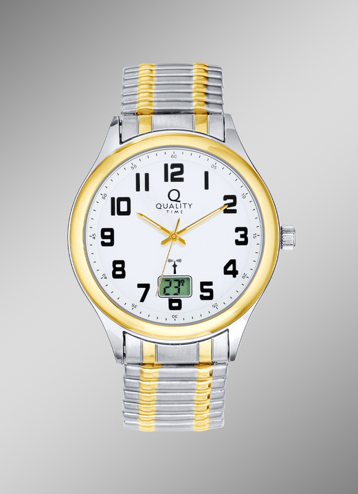 - Sportief radiografisch herenhorloge van het merk Quality Time - Sportief radiografisch herenhorloge van het merk Quality Time, in Farbe
