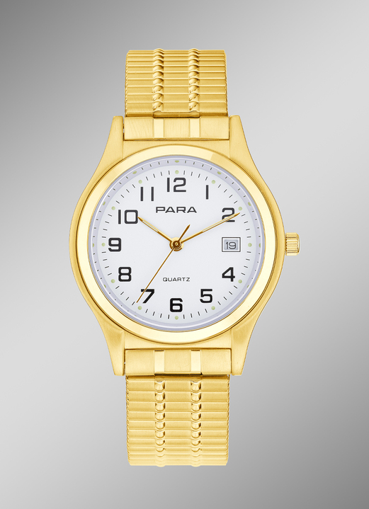 Kwartshorloges - Parakwarts herenhorloge, in Farbe