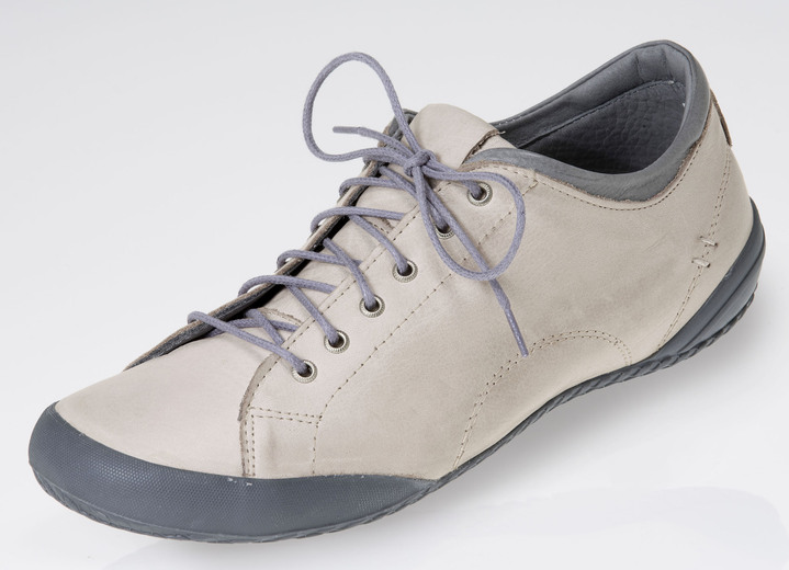Instappers & veterschoenen - Andrea Conti, klassieke dames veterschoen, met uitneembare leren binnenzool, in Größe 036 bis 042, in Farbe KIEZEL Ansicht 1