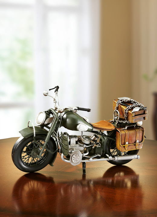 Woonaccessoires - Motorfiets verzamelaarsobject, in Farbe ZWART