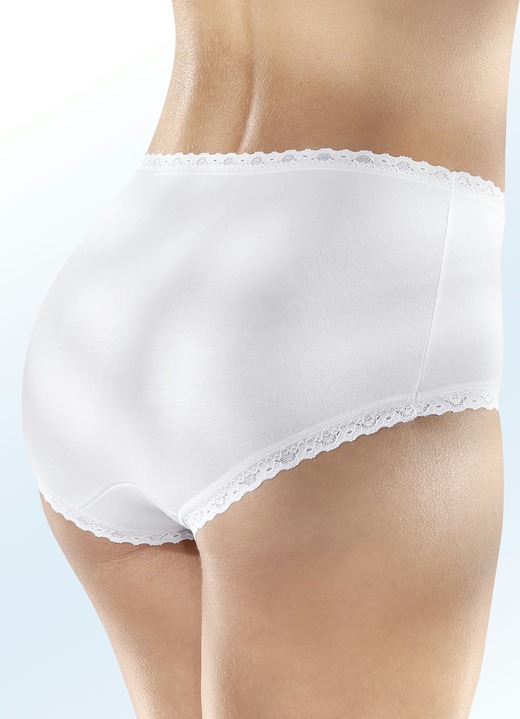 Slip - Sloggi 24/7 drie-pack slip, in Größe 038 bis 050, in Farbe WIT Ansicht 1