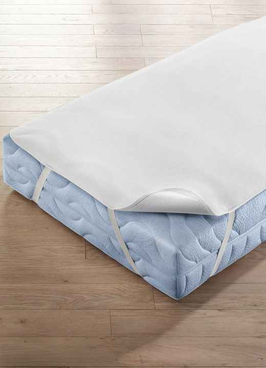 Matrassen & topper - 4-seizoenen matras topper, in Größe 130 (70/140 cm) bis 139 (200/200 cm), in Farbe WIT