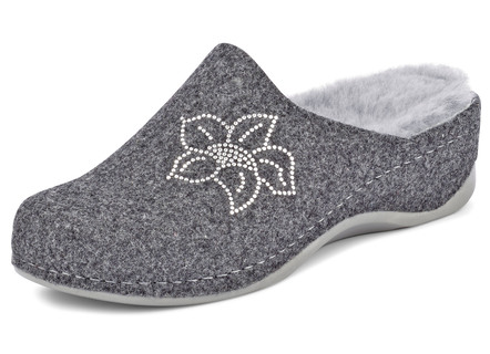 Mubb pantoffels met echt lamsleer bekleed voetbed