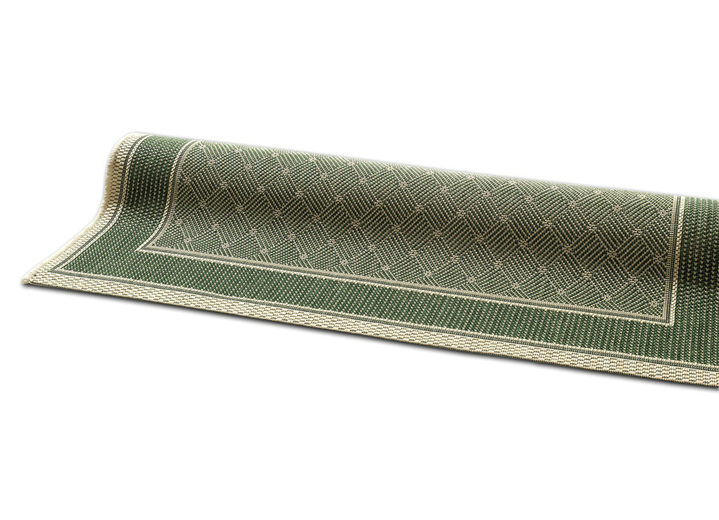 Modern - Bruggen en tapijten in sisal look, in Größe 111 (Brug, 60 x 110 cm) bis 282 (Tapijt, 200 x 290 cm), in Farbe GROEN Ansicht 1