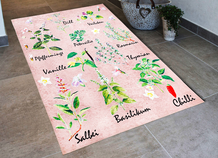 Modern - Keukenlopers en keukentapijten, in Größe 102 (loper, 60 x 115 cm) bis 185 (Tapijt, 140 x 200 cm), in Farbe MULTICOLOR Ansicht 1