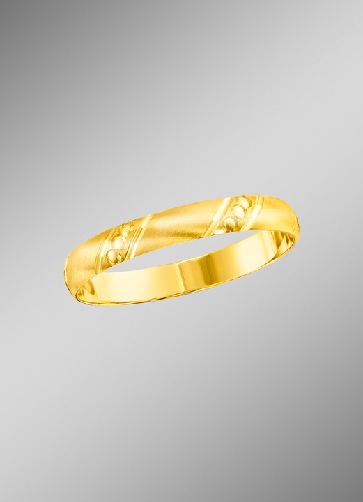 - Chique trouwring met matte ringband - Chique trouwring met matte ringband, in Größe 160 bis 240, in Farbe