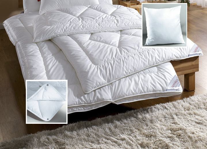 Dekbedden - Beddengoedassortiment met aloë vera-afwerking, in Größe 103 (135/200 cm) bis 110 (155/220 cm), in Farbe WIT, in Ausführung Licht dekbed Ansicht 1