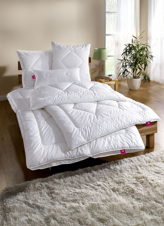Dekbedden - Beddengoedassortiment met aloë vera-afwerking, in Größe 103 (135/200 cm) bis 110 (155/220 cm), in Farbe WIT, in Ausführung Licht dekbed Ansicht 1