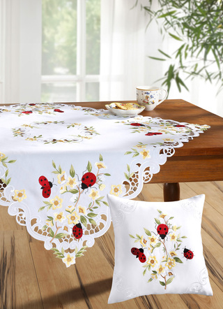 Tafel- en kamerdecoratie met schattige lieveheersbeestjes