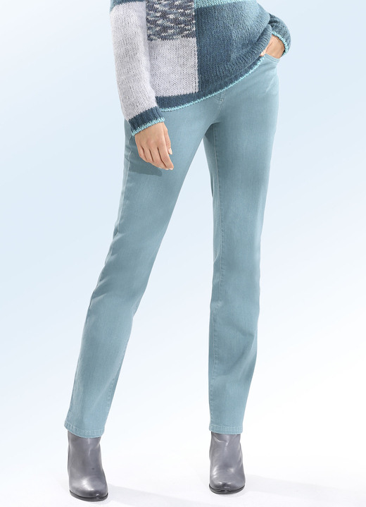 - Supercomfortabele jeans in vijfzakkenmodel - Supercomfortabele jeans in vijfzakkenmodel, in Größe 018 bis 052, in Farbe LICHTE BenzEL