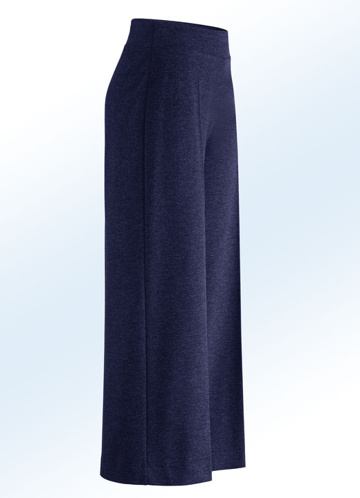 Broeken met elastische band - Broek in modieus verkorte lengte, in Größe 018 bis 054, in Farbe MARINE Ansicht 1