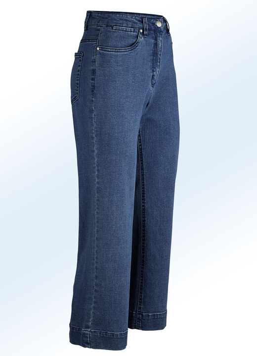7/8 broeken, capri's, bermuda's - Jeansculottes in 5-pocketmodel 7/8 broeken, capri's, bermuda's - Jeansculottes in 5-pocketmodel, in Größe 017 bis 050, in Farbe DONKERBLAUW