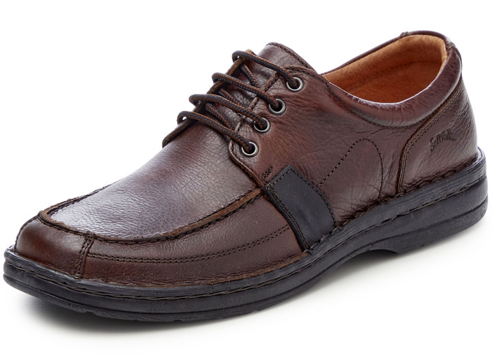 Instappers & veterschoenen - GINO GALANTE, stijlvolle heren veterschoenen met uitneembaar voetbed Instappers & veterschoenen - GINO GALANTE, stijlvolle heren veterschoenen met uitneembaar voetbed, in Größe 040 bis 047, in Farbe BORDEAUXROOD