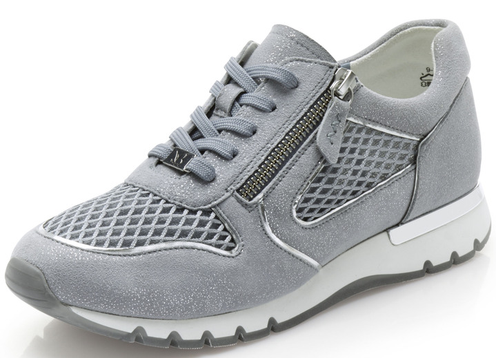 - Caprice, comfortabele damessneakers, breedte H, met uitneembaar voetbed, in Größe 036 bis 042, in Farbe JEANS Ansicht 1