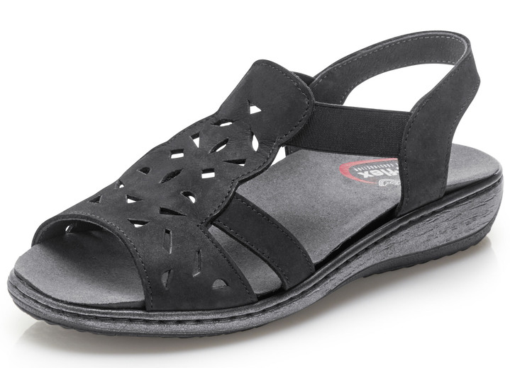 Sandalettes & slippers - ELENA EDEN sandaal in luchtig design, in Größe 036 bis 042, in Farbe ZWART Ansicht 1