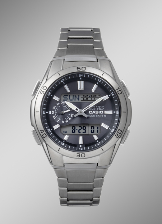 - Casio Wave Ceptor herenhorloge, in Farbe