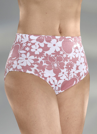 Verpakking met vier slips met bloemetjesdessin