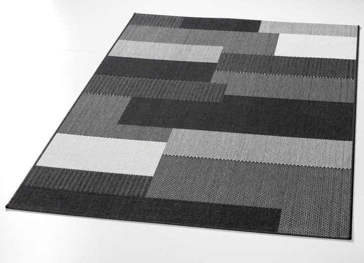 Modern - Perfecte bruggen en tapijten voor binnen en buiten, in Größe 113 (vloerkleed, 80 x 150 cm) bis 282 (Tapijt, 200 x 290 cm), in Farbe ANTHRAZIT Ansicht 1