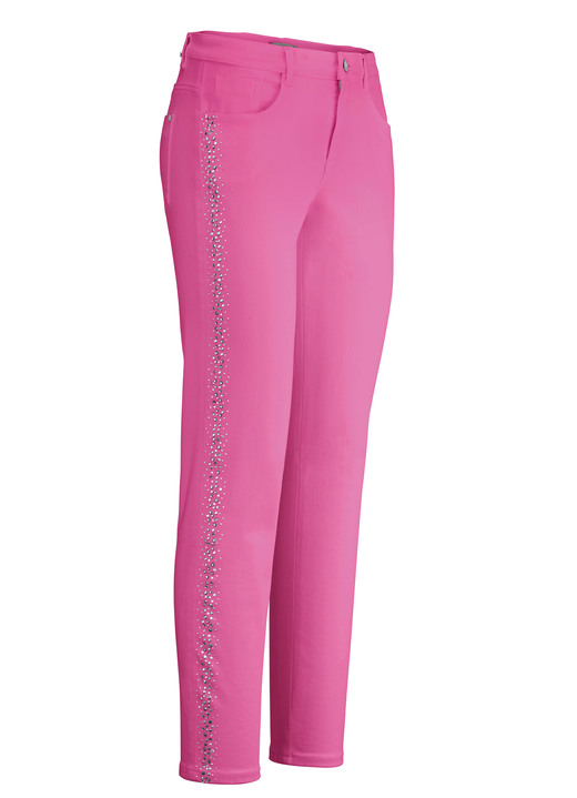 - Elegante jeans met effectieve strasssteentjes - Elegante jeans met effectieve strasssteentjes, in Größe 017 bis 052, in Farbe ROZE