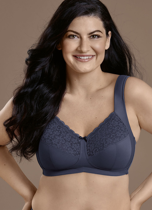 Soft-BH - Anita reliëfbeha, in Größe 075 bis 115, in Cup F, in Farbe BLAUWGRIJS Ansicht 1