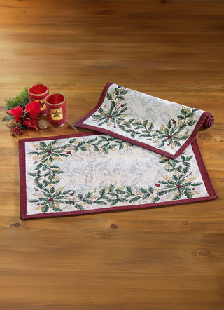 2-delige placemat in tapijtkwaliteit