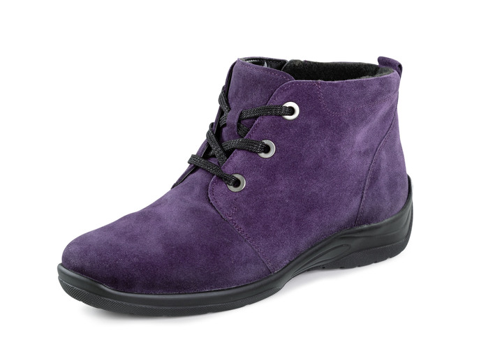 Laarzen & laarsjes - Waldläufer, comfortabele dameslaarzen, winterschoenen, breedte H, met uitneembaar voetbed, in Größe 4 1/2 bis 9, in Farbe PAARS Ansicht 1