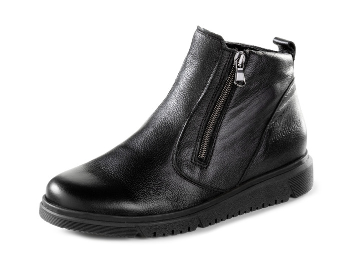 Laarzen & laarsjes - Waldläufer, comfortabele dames enkellaarsjes, winterschoenen, breedte H, met uitneembaar voetbed, in Größe 4 1/2 bis 9, in Farbe ZWART Ansicht 1