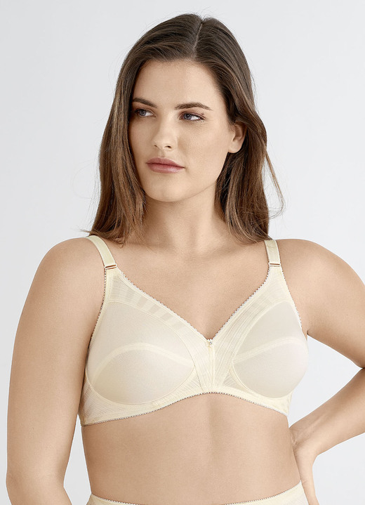 Soft-BH - Felina bh met structuurpatroon, in Größe 075 bis 115, in Cup D, in Farbe SEKT Ansicht 1
