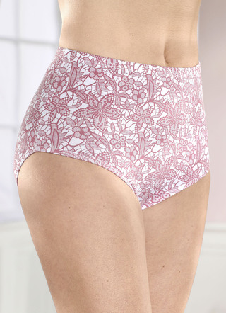 Pak van vier slips met printmotief