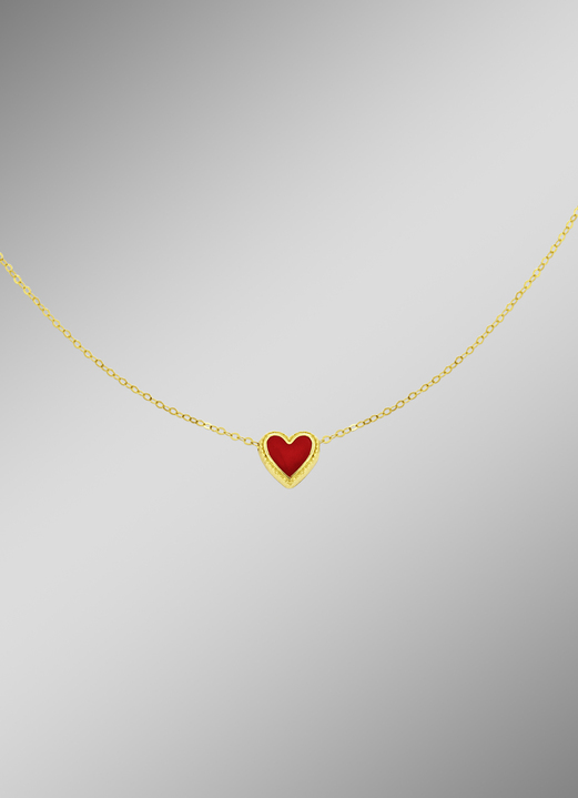 - Romantische ketting met hart, in Farbe  Ansicht 1