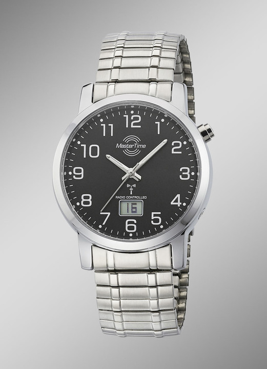 - Master Time radiogestuurd herenhorloge, in Farbe  Ansicht 1