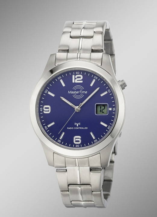 - Radiogestuurd herenhorloge met titanium band, in Farbe  Ansicht 1