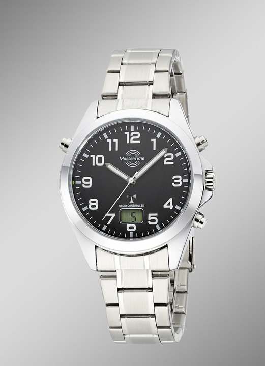 - Master Time radiogestuurd herenhorloge, in Farbe  Ansicht 1