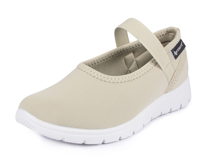 Breedte H - Ballerina‘s, in Größe 036 bis 042, in Farbe BEIGE Ansicht 1