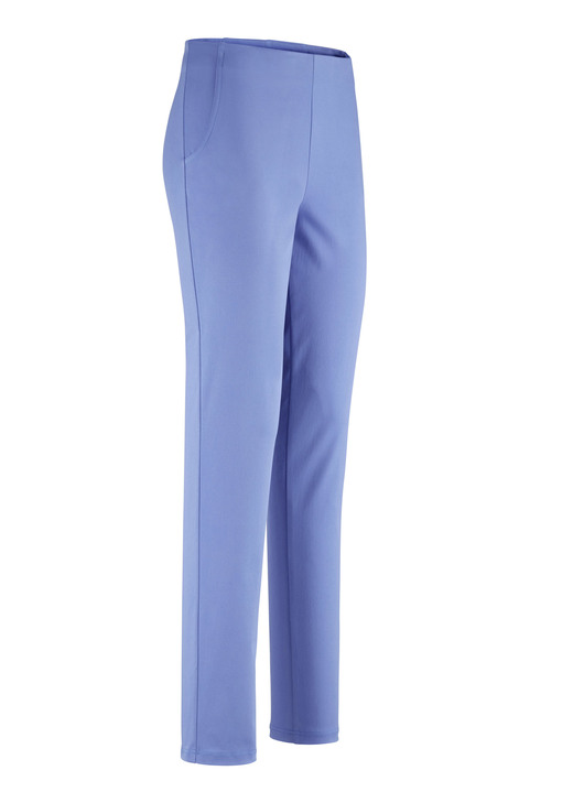 Broeken met elastische band - Pull-on broek, in Größe 018 bis 052, in Farbe AZUURBLAUW Ansicht 1