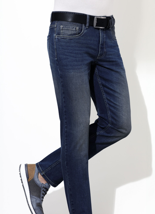 Jeans - Jeans in 3 kleuren, in Größe 024 bis 064, in Farbe DUNKELJEANS Ansicht 1